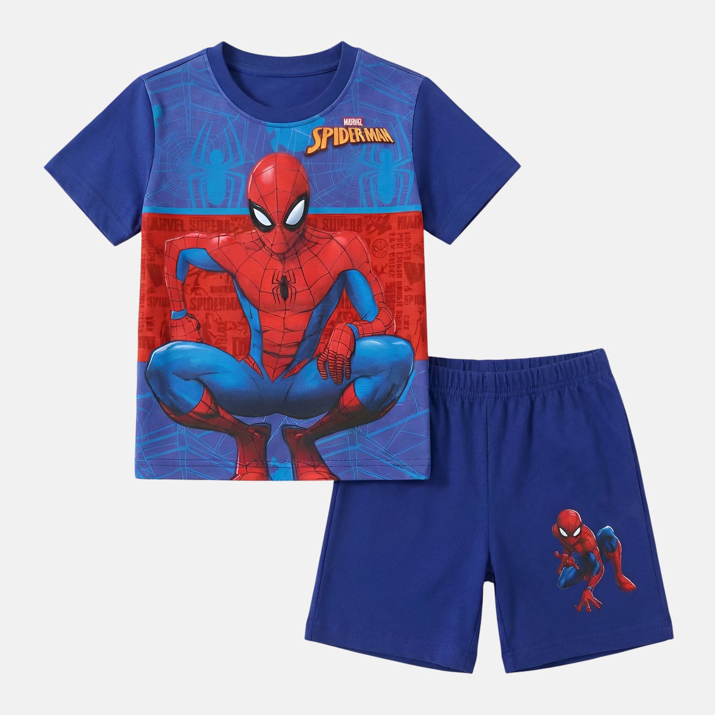 Conjunto T-Shirt e Calções Spiderman (3-8 anos)