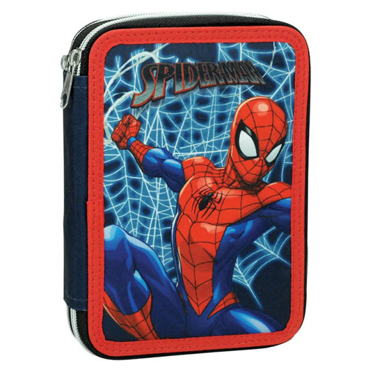 Conjunto Escolar Spiderman Frame com estojo duplo