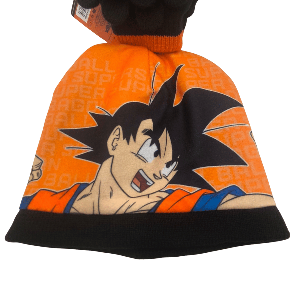 Conjunto Gorro e Luvas Dragon Ball - BONECADA