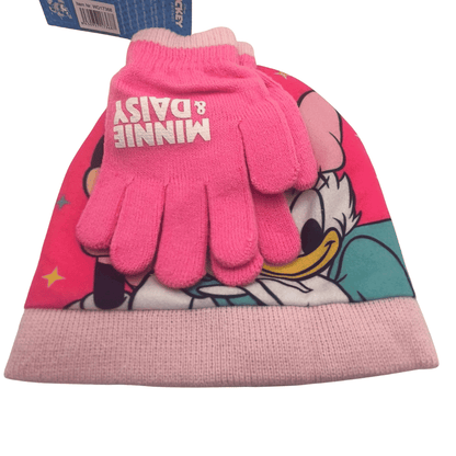 Conjunto Gorro e Luvas Minnie e Margarida - BONECADA