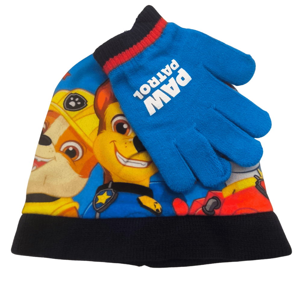 Conjunto Gorro e Luvas Patrulha Pata - BONECADA