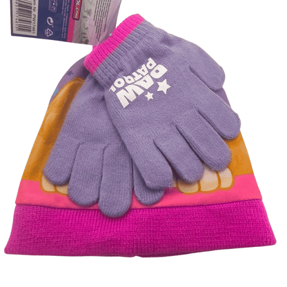 Conjunto Gorro e Luvas Patrulha Pata Skye - BONECADA