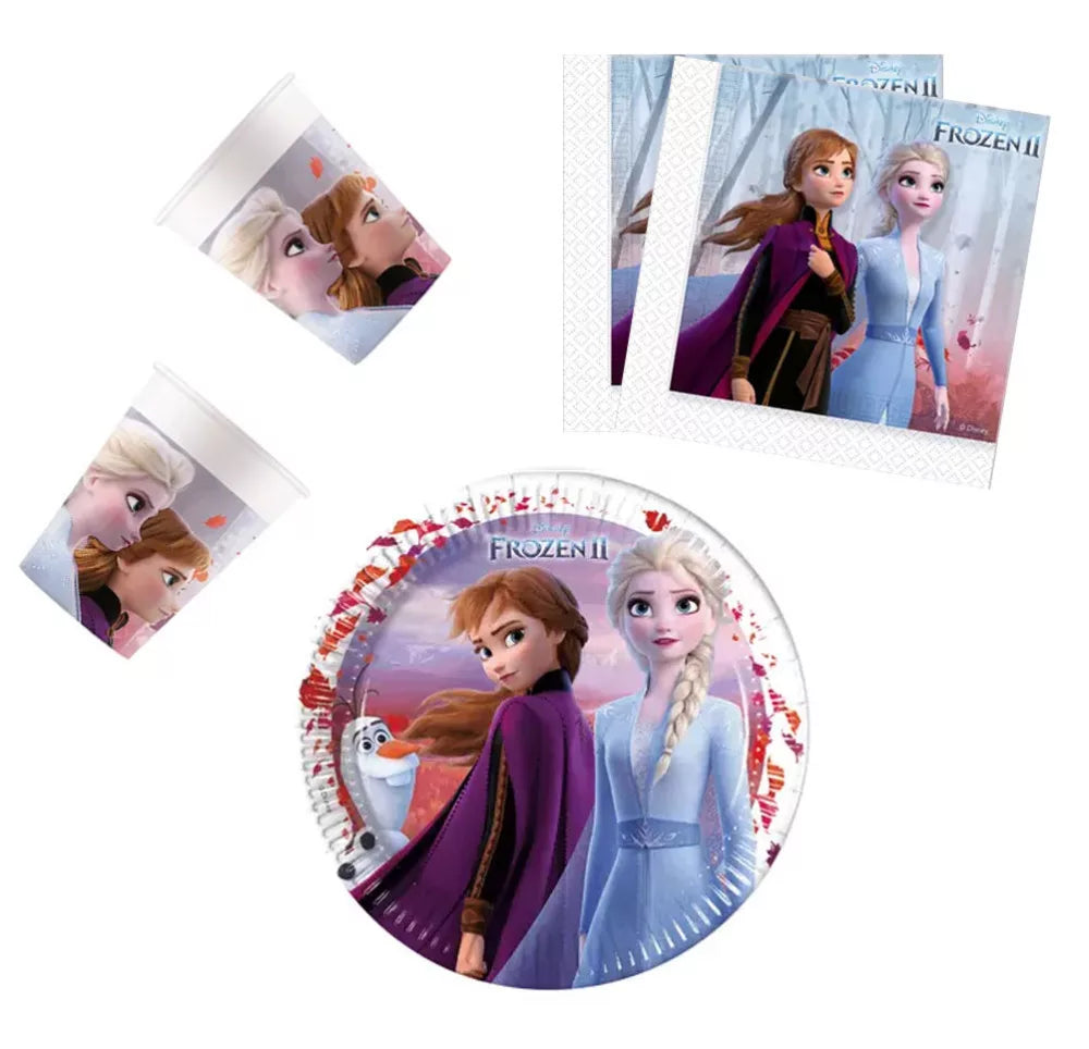 Conjunto de festa Frozen Leaf (36 peças)