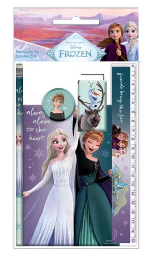 Conjunto Escolar Frozen (5 peças) - BONECADA