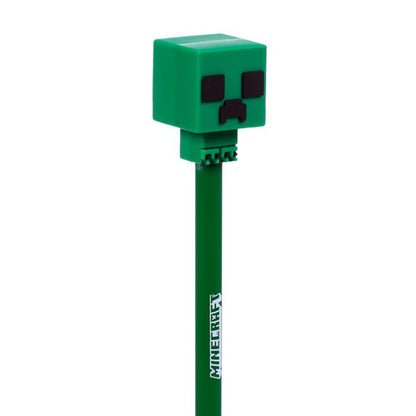 Conjunto de 4 canetas apagáveis com topo de silicone Minecraft Chibi