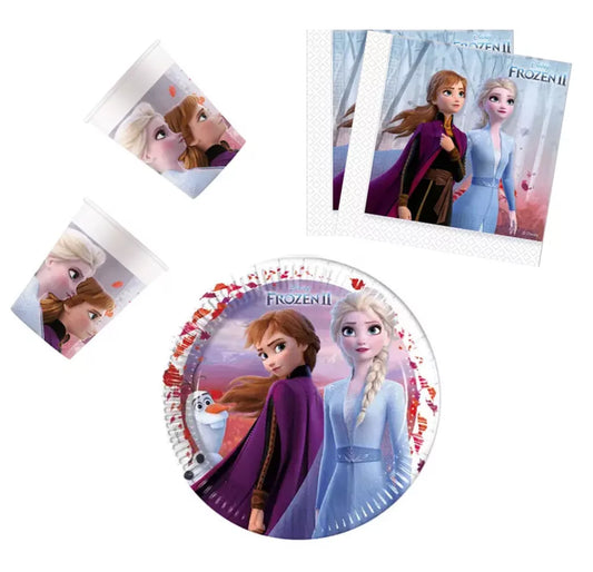 Conjunto de festa Frozen Leaf (36 peças)
