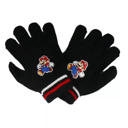 Conjunto de gorro e luvas Super Mario