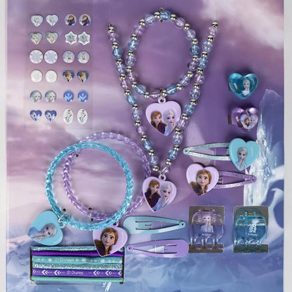Conjunto de jóias e acessórios de cabelo Frozen