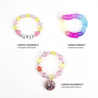 Conjunto de pulseiras Princesas Disney Magic