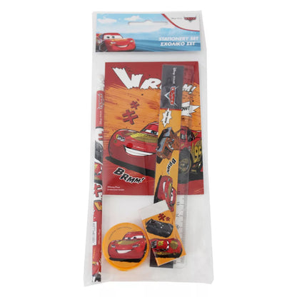 Conjunto escolar Cars Vroom (5 peças) - BONECADA