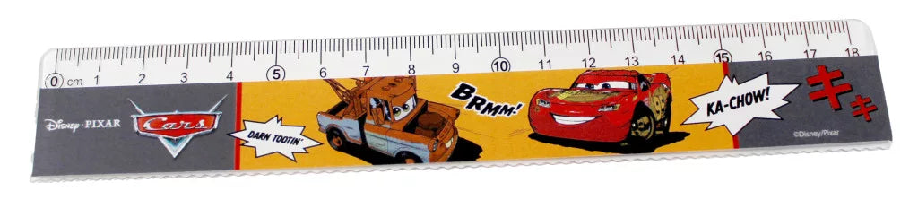 Conjunto escolar Cars Vroom (5 peças) - BONECADA