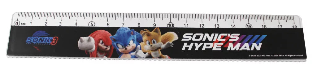 Conjunto escolar Sonic Hype (5 peças) - BONECADA