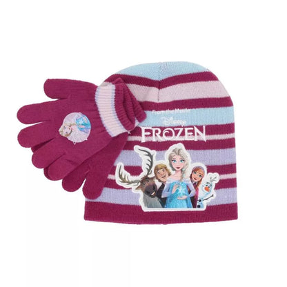 Conjunto gorro e luvas Frozen Winter - BONECADA