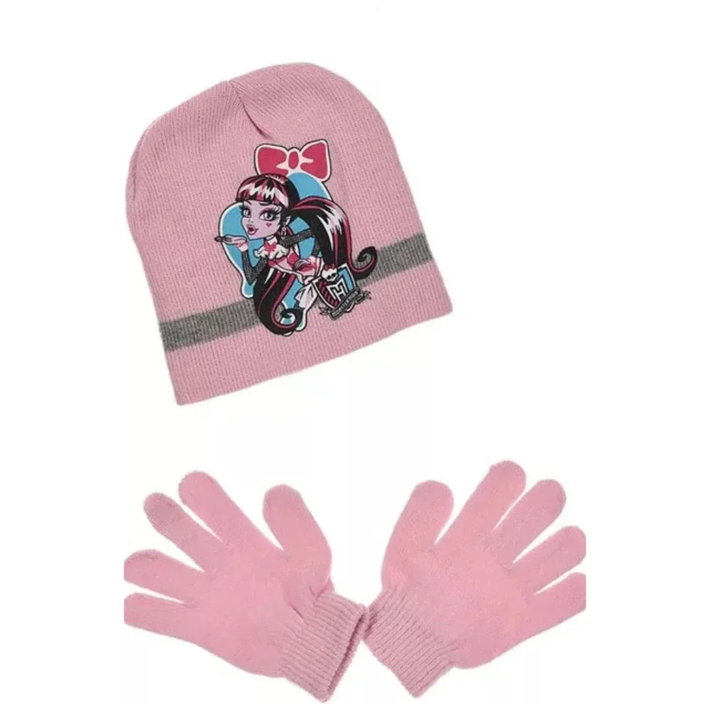 Conjunto gorro e luvas Monster High - BONECADA