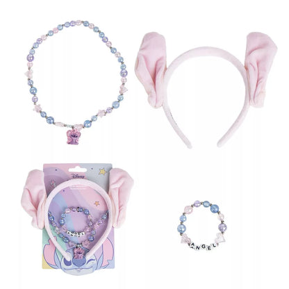 Conjunto bandolete, colar e pulseira Stitch