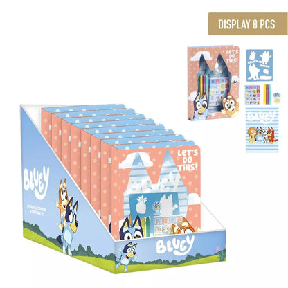 Conjunto colorir Bluey Let's Do This