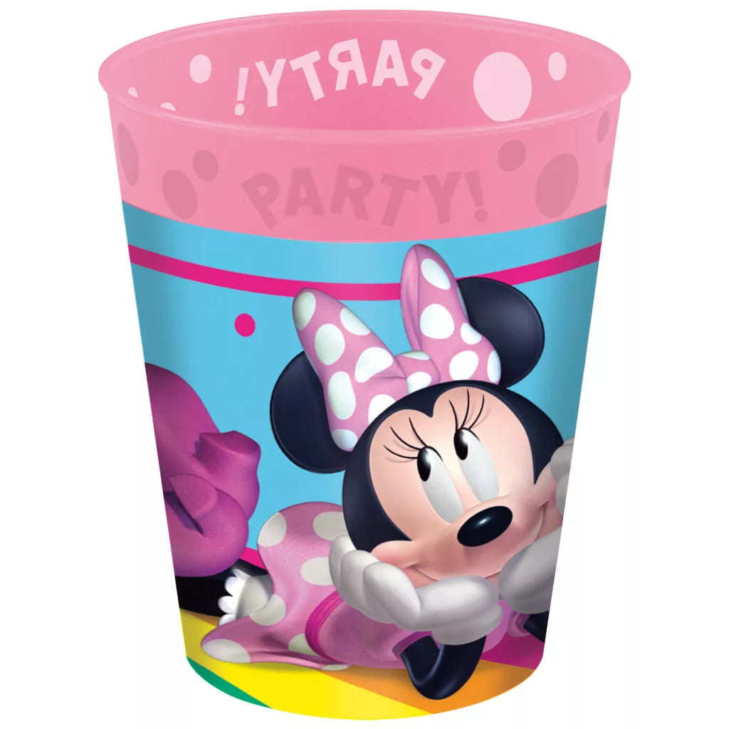 Copos reutilizáveis Minnie Makes me smile (4 unidades)
