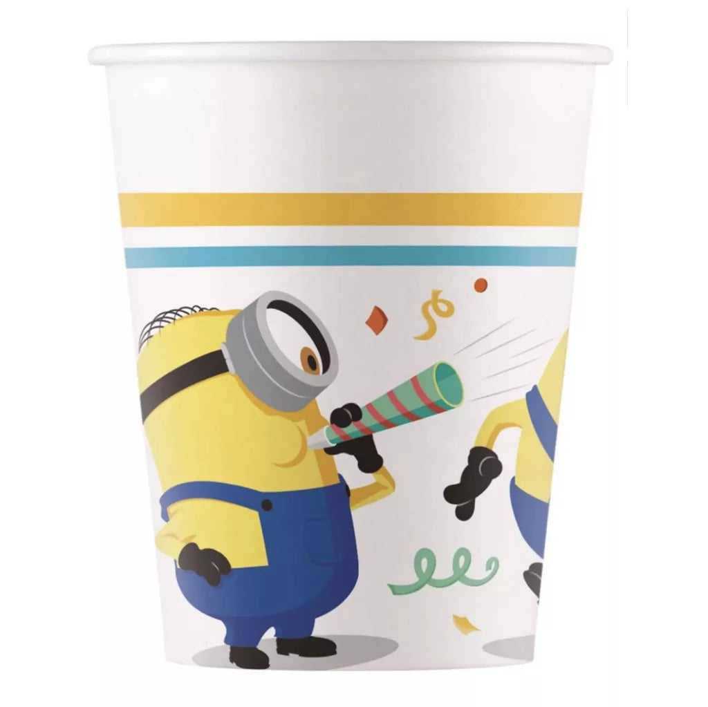 Copos de papel Minions The Rise of Gru (8 unidades)