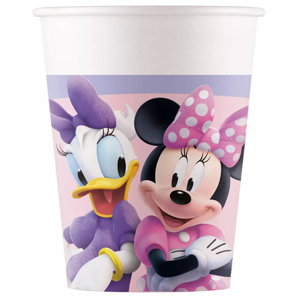 Copos de papel Minnie Junior (8 unidades)
