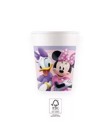 Copos de papel Minnie Junior (8 unidades)