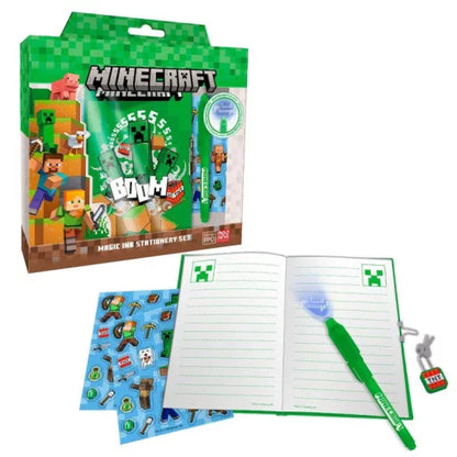 Diário com caneta mágica Minecraft