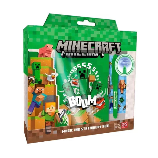 Diário com caneta mágica Minecraft