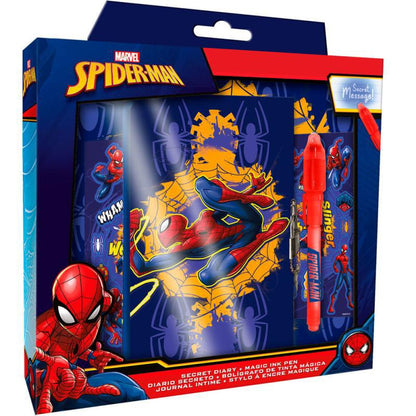 Diário com caneta mágica Spiderman