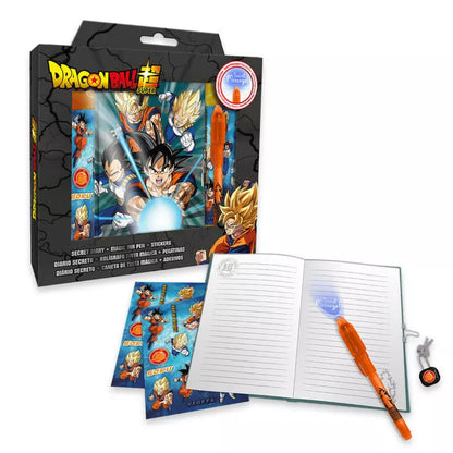 Diário com caneta mágica Dragon Ball