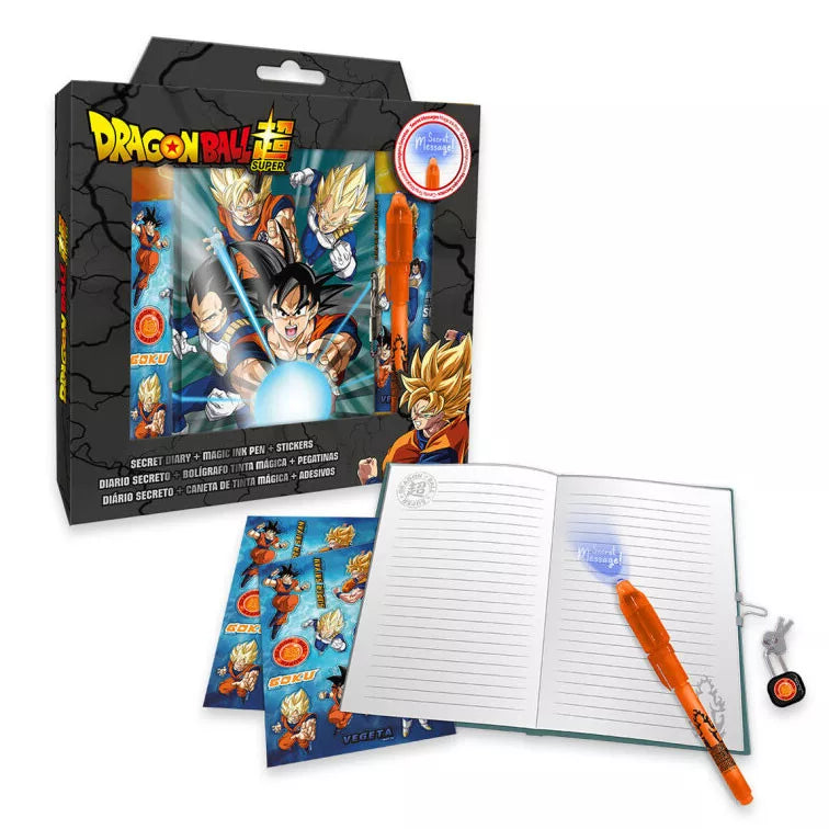 Diário com caneta mágica Dragon Ball