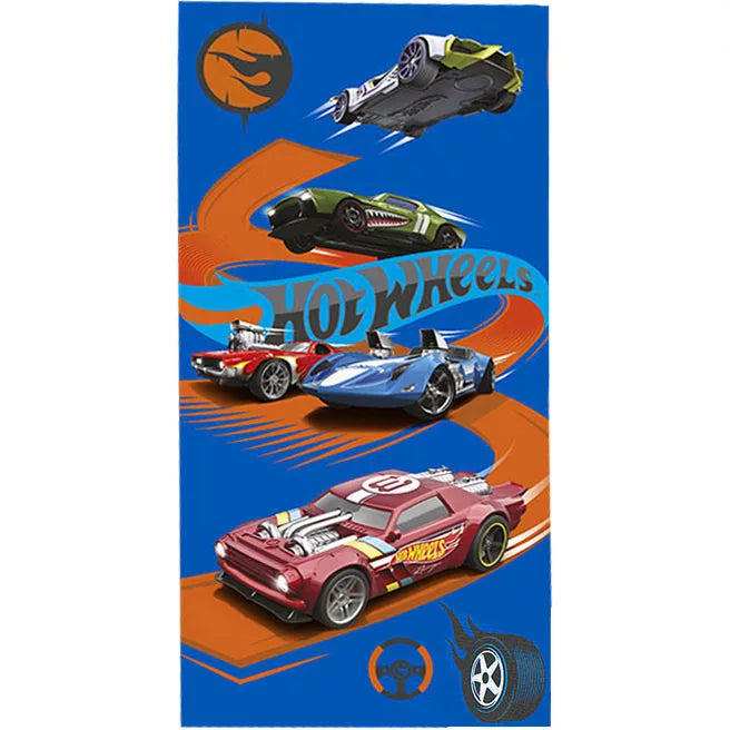 Toalha praia algodão Hot Wheels