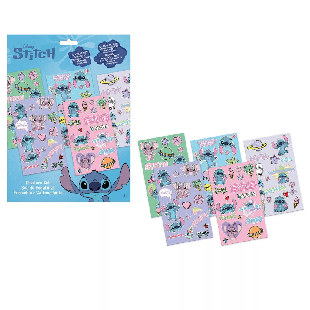 Autocolantes Stitch This World 5 folhas
