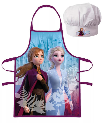 Avental e Chapéu Cozinha Frozen Whispers