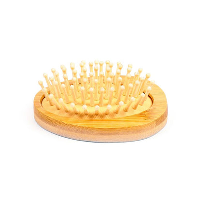 Escova de Bambu com forma Peanuts Snoopy & Woodstock