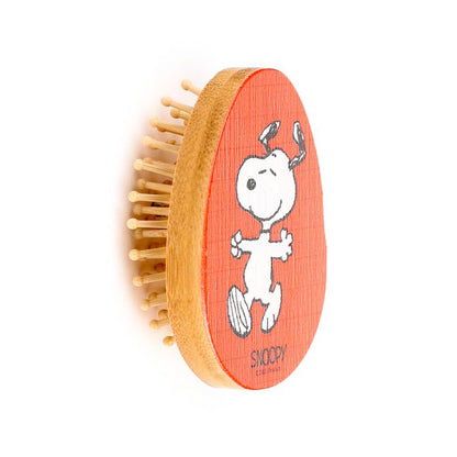 Escova de Bambu com forma Peanuts Snoopy & Woodstock