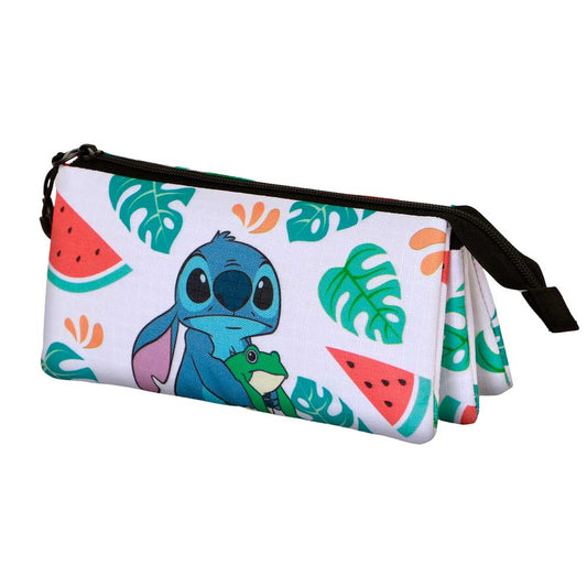 Estojo Triplo Stitch Sapo