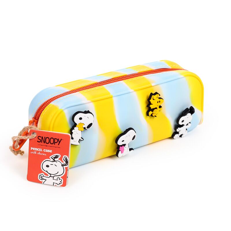 Estojo de silicone Peanuts Snoopy & Woodstock