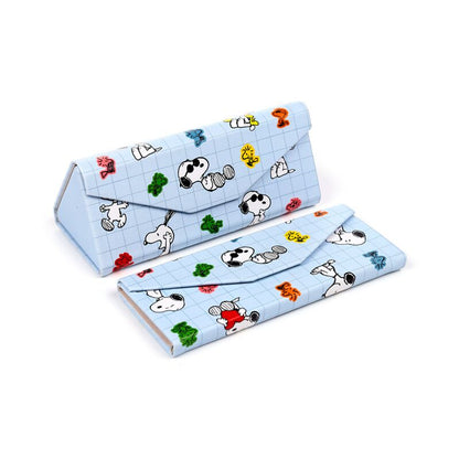 Estojo dobrável para óculos Peanuts Snoopy & Woodstock