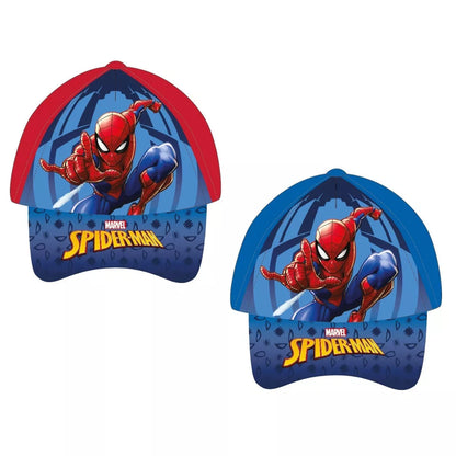 Boné Spiderman vermelho/azul