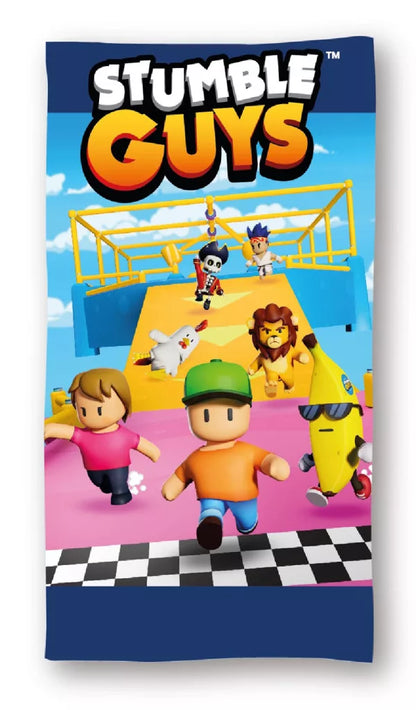 Toalha praia microfibra Stumble Guys Game World