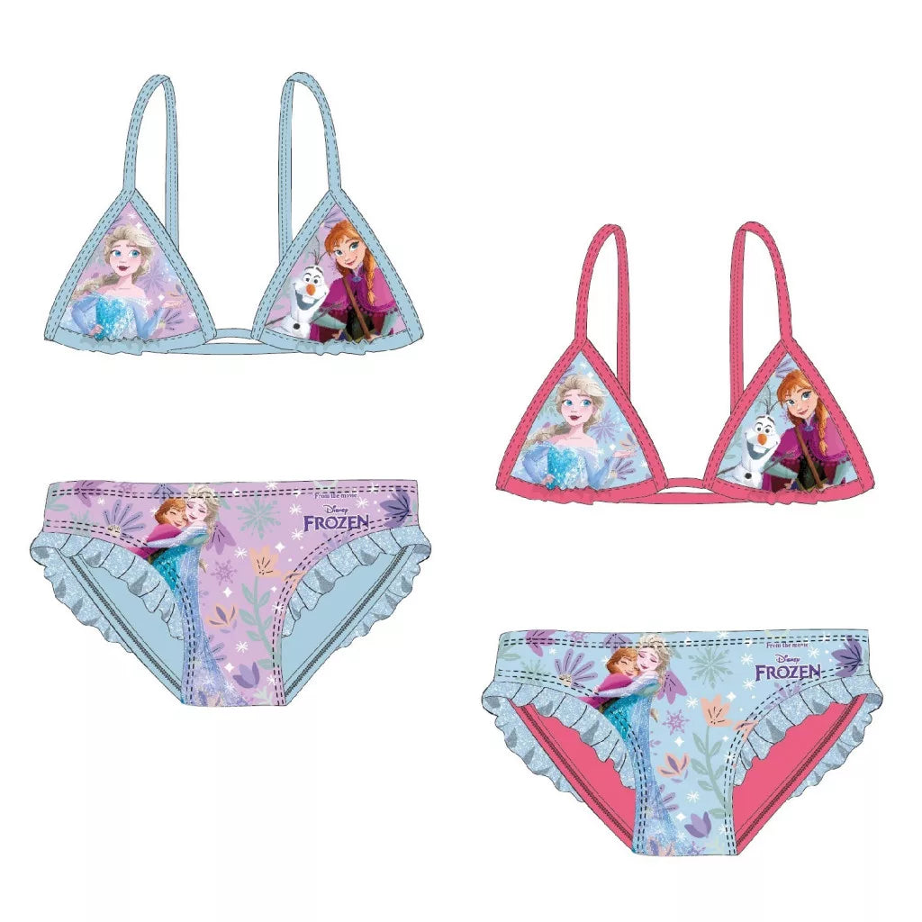 Bikini Frozen Azul/Rosa