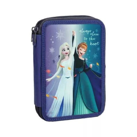 Conjunto Escolar Frozen Idyllic com estojo duplo