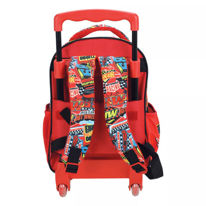 Mochila Trolley creche ou pré-escolar Hot Wheels Race to Win 30 cm