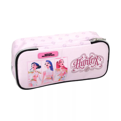 Estojo com 2 compartimentos Rosa K-pop Demon Hunters 26 cm