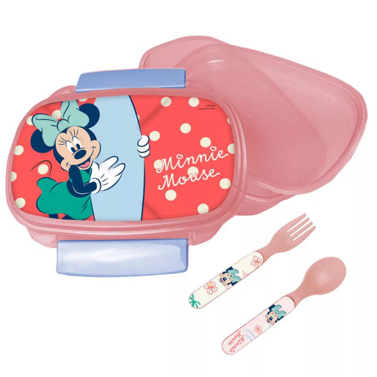 Sanduicheira Minnie Summer com talheres