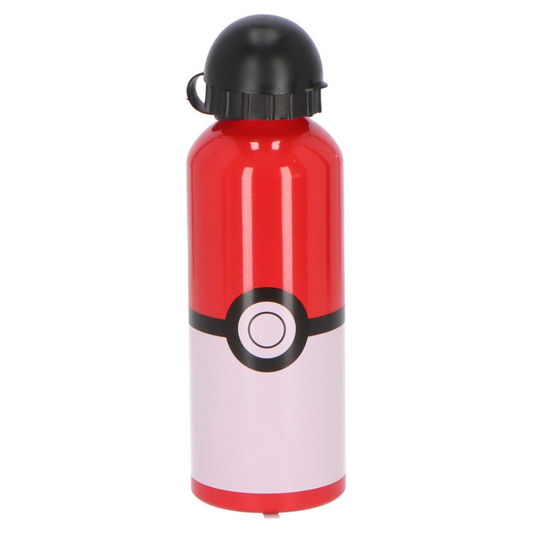 Garrafa Alumínio 500 ml Pokemon - vermelho - BONECADA