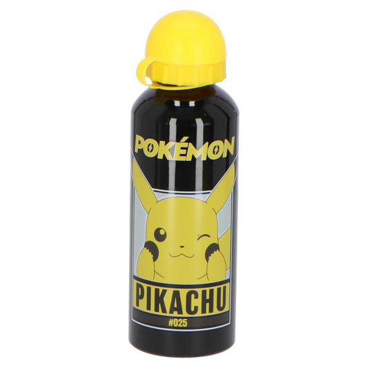 Garrafa Alumínio 500 ml Pokemon - preto - BONECADA