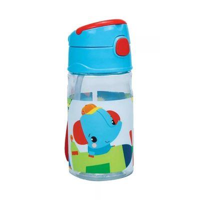 Garrafa Fisher-Price com cordão Animais Elefante 350 ml