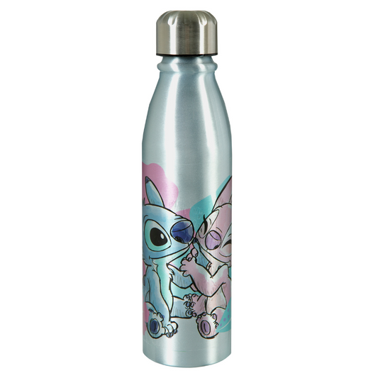 Garrafa alumínio 600ml Stitch