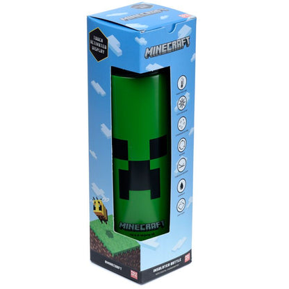 Garrafa com termómetro digital - Minecraft Creeper