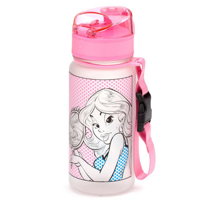 Garrafa de criança reutilizável com tampa Pop Falbala 350ml